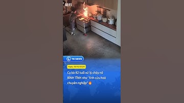 Cụ bà 82 tuổi xử lý cháy nổ BÌNH TĨNH như "lính cứu hoả chuyên nghiệp"🔥#kỹnăngsống #chaynổ #binhga