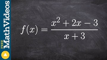 How to graph a rational function with a hole