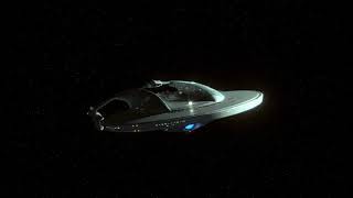 USS Atlantis Flyby - Star Trek Animation