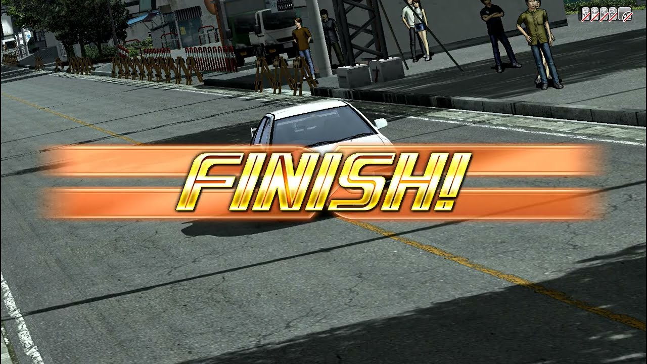 IInitial D Arcade Stage 8 Infinity Gameplay (Lancer Evolution III GSR (CE9A), Akina Lake)