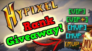 EXPIRED 2.5K Subs Hypixel Rank giveaway (GET FREE RANK NOW)