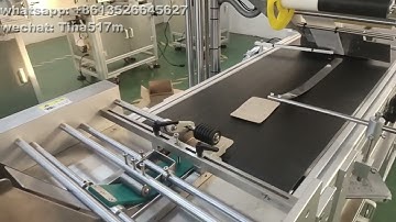 New Design Pouch Bag Automatic feeding top and bottom sides labeling machine with two labels