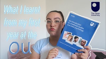 Everything I’ve learnt in my first year at the Open University !! (E102)