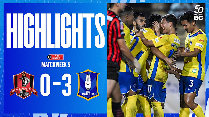 HIGHLIGHTS : KHON KAEN UNITED⁣⁣⁣⁣ 0 - 3 BG PATHUM UNITED | THAI LEAGUE 1 2024/25 (MATCHWEEK 5)