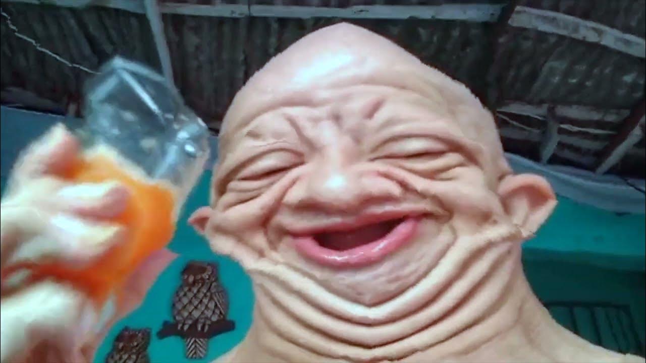 bald guy drinking orange juice, but it's distorted [REVERSE] YouTube