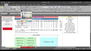 Final- Visual Basic and Solver - Optimize Rangers