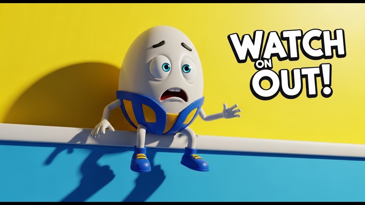 Humpty Dumpty | Nursery Rhyme for Kids 🥚👑 | Tiny Baby Daily