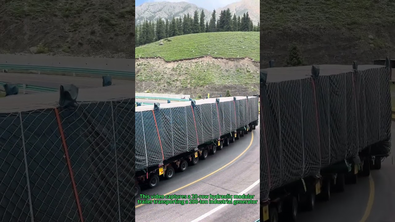 Hydraulic Multi-Axle Trailer Tech: Moving 200-Ton Loads Safely