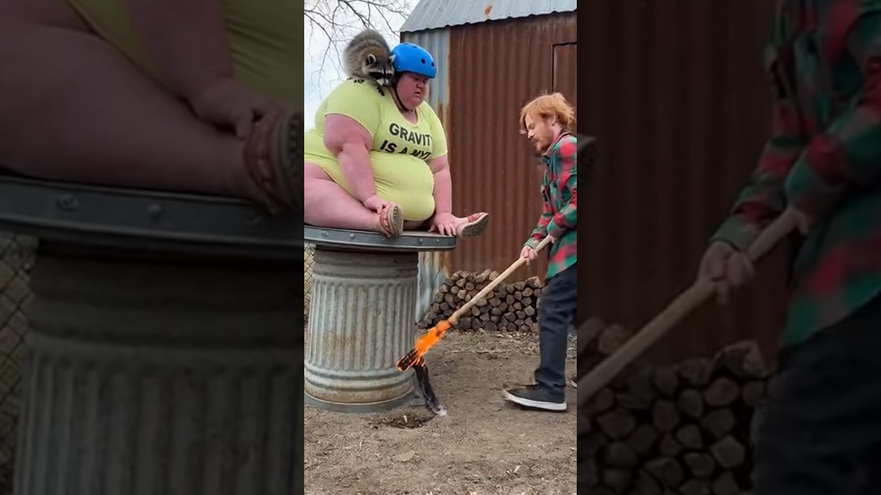 A Backyard Experiment That Goes Horribly Wrong. Launches Susan into orbit