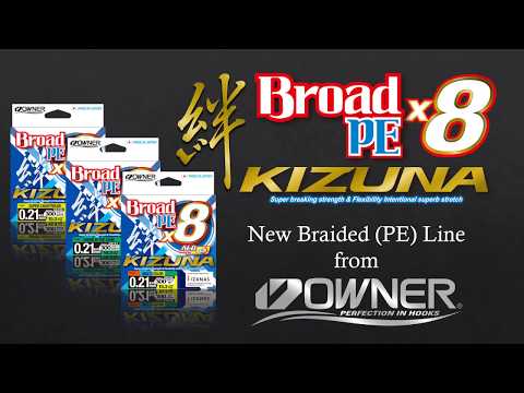 Owner Kizuna PE X8 Braided Line video