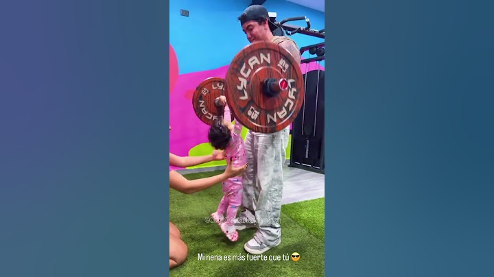 Nasya es muy fuerte como su papa 😍🥹