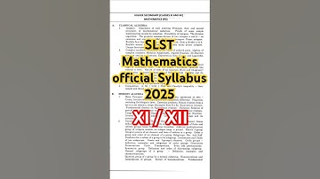 slst math syllabus 2025 | wbssc slst mathematics syllabus #slst #wbslst