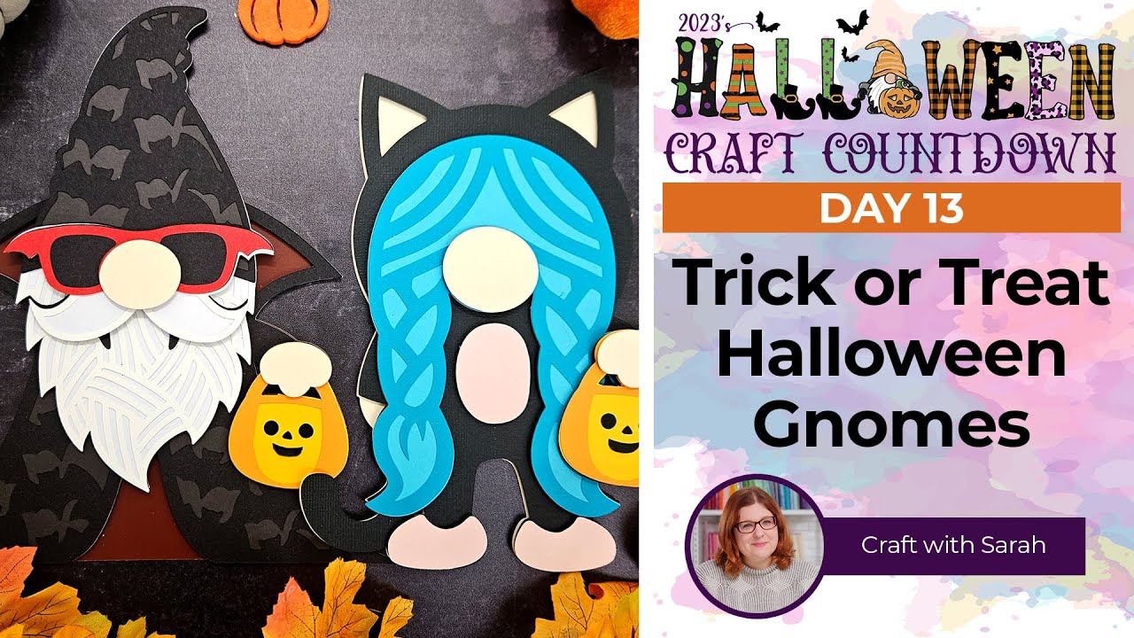 Adorable Trick or Treat Gnome SVG Files for Halloween Crafts