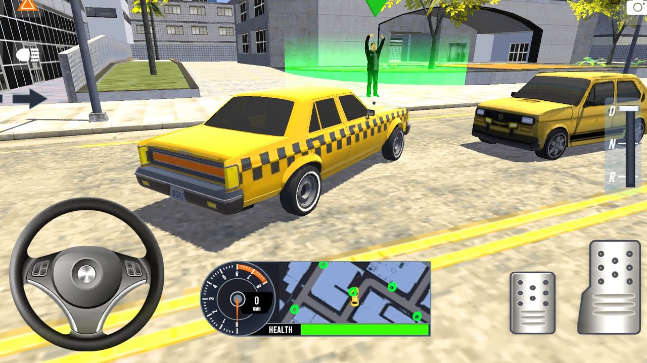 Taxi Simulator 2020 Gameplay | Uber Car Service Driving Simulator Games – Android Gameplay