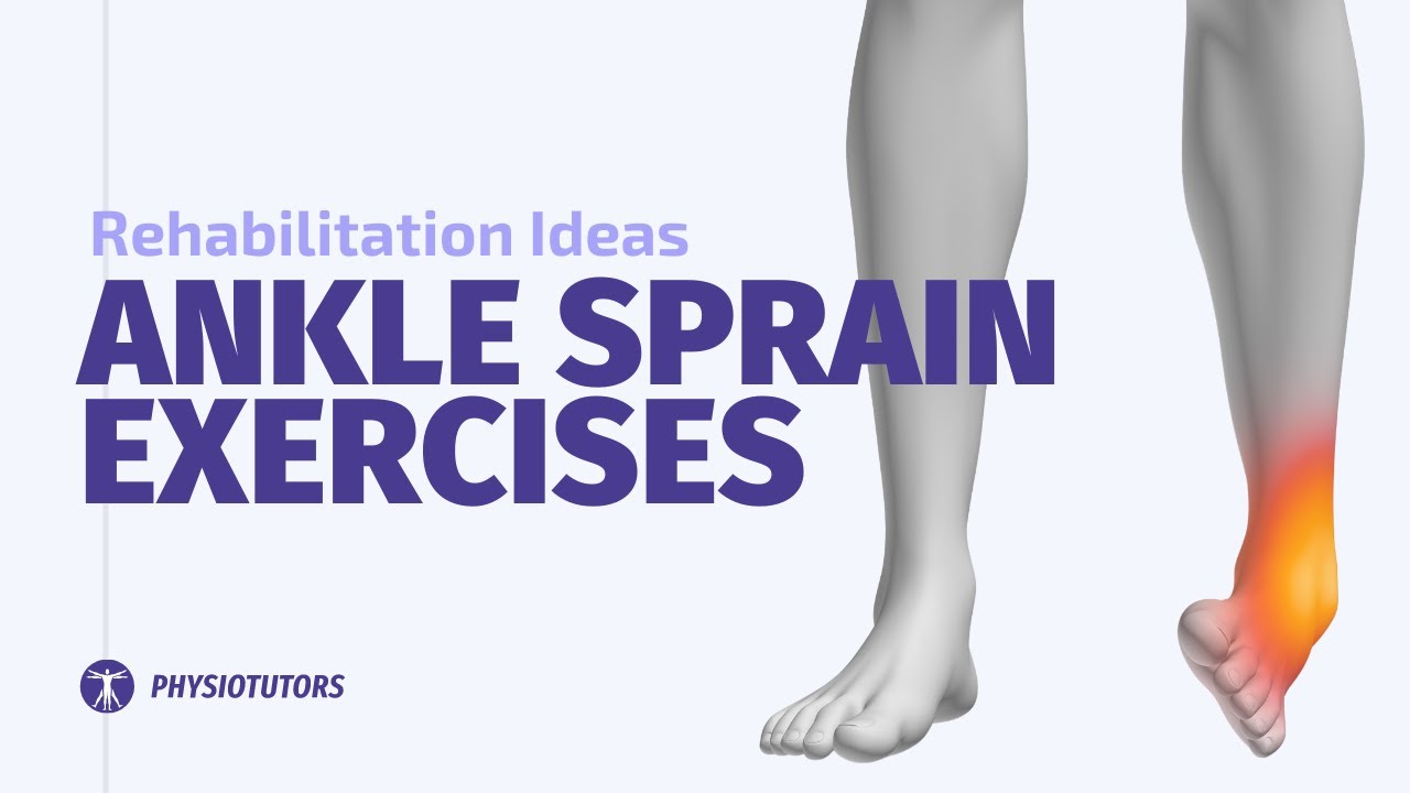 Ankle Sprain Rehab Exercises  Mobilisation, Jumps, Stability 