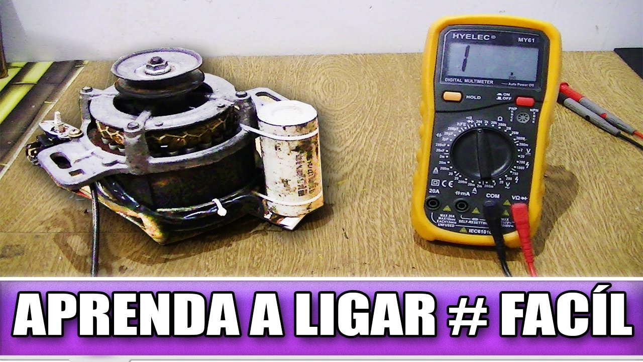 Como Ligar MOTOR NO CAPACITOR YouTube