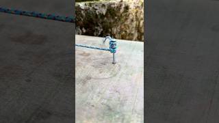 Triple Clove Hitch for Nail #tips #knot #rope