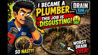 I Became a Plumber… This Job Is DISGUSTING! 🤢 | Drain Sim