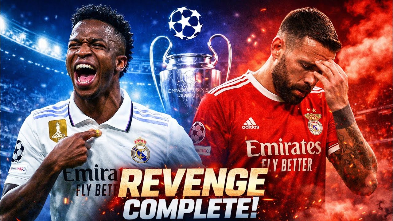 “From Humiliation to Redemption – Real Madrid’s Revenge vs Benfica | Real Madrid vs Benfica Analysis
