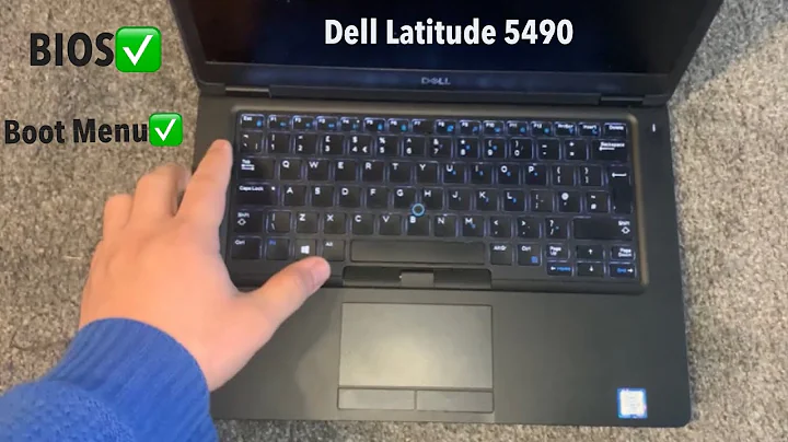 Dell Latitude 5490- How To Enter Bios Settings & Boot Menu Options