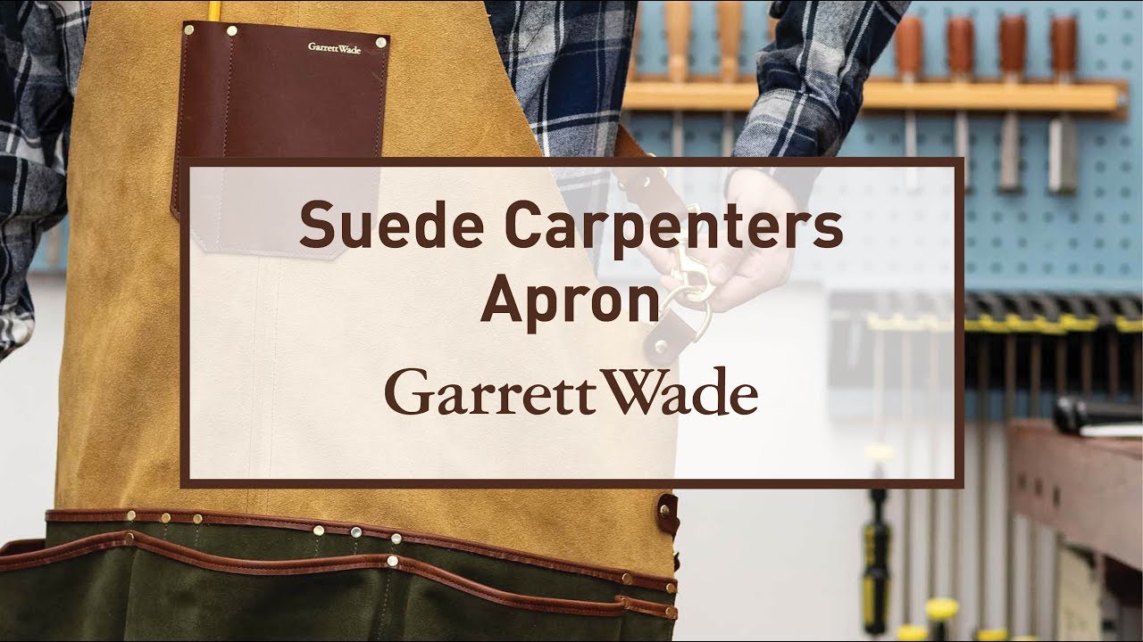 Suede Carpenters Apron