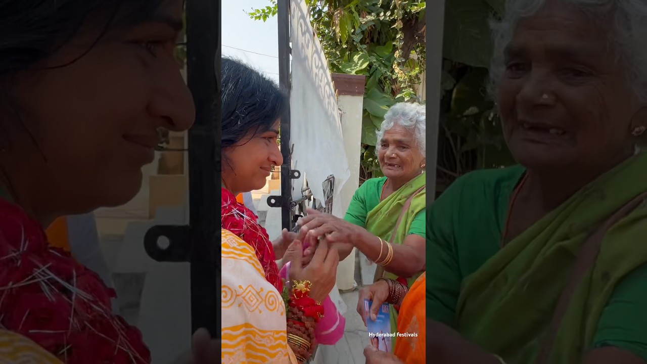 BJP MP Candidate Madhavi Latha at Mp elections campaign  