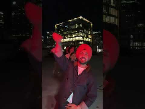 Singer Diljit Dosanjh Live Dancing On Song "Bad Habits" From Ghost Music Album | Aatma Records