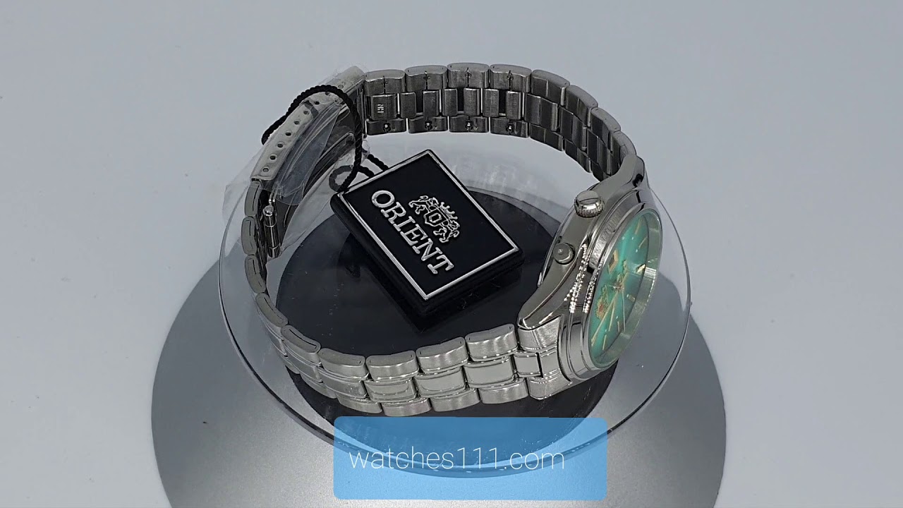Reloj hombre automático Orient 3 Star FEM0301ZF VERDE correa acero