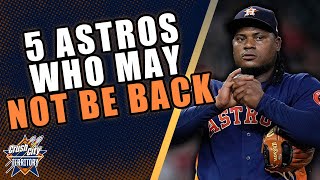 The 5 Astros Who May Not Be Back In 2026