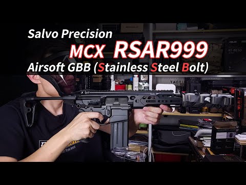 SALVO Precision RSAR999 7.75" MCX Stainless Steel Bolt MWS GBB Airsoft Unboxing