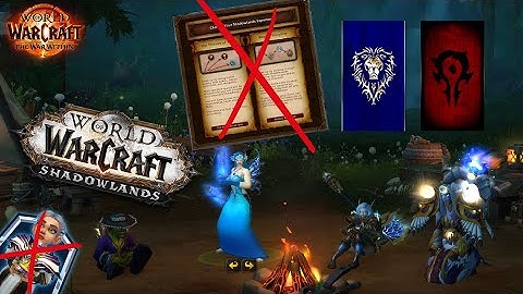 Shadowlands campaign skip / choosing covenant on alts  - 2025 War Within -  horde and alliance