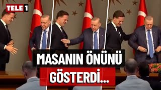 Sosyal medyada gündem olmuştu! İşte Erdoğan'ın Rutte'nin elini sıkmama nedeni
