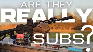 9mm Subsonic Ammo Test, AR 16" Barrel, R9 Silencer | Did they go supersonic?