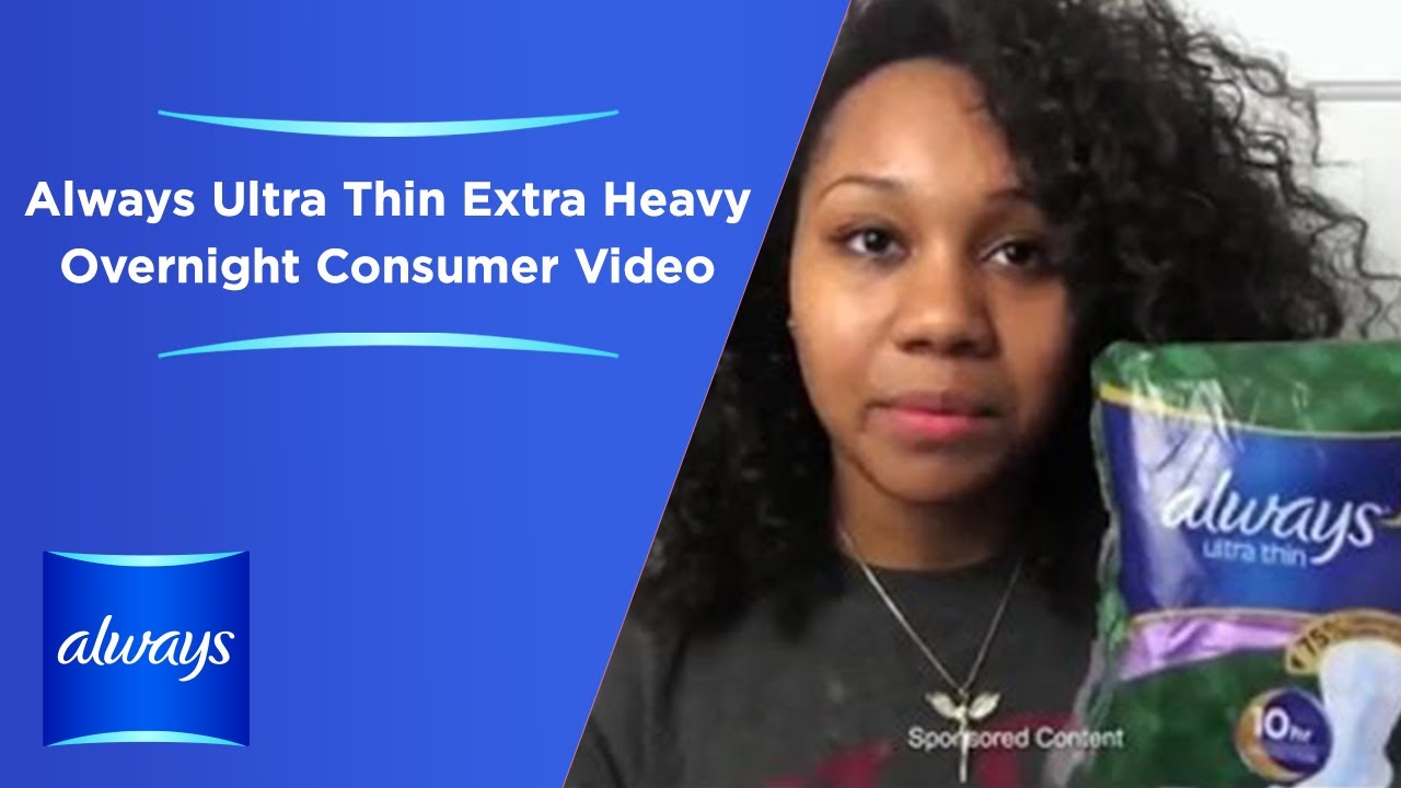 Always Ultra Thin Extra Heavy Overnight Consumer Video 