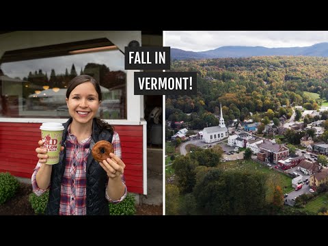 A PERFECT fall day in Vermont (Waterbury & Stowe) 🍎🍂 | Apple Cider Donuts, Corn Maze, & MORE!