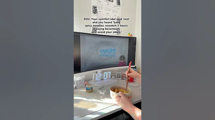 POV: Your comfort idol said “rest”… so you did 💅🍜 #seventeen #cozyvlog