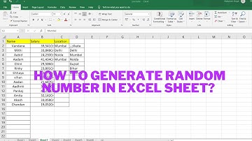 How to generate random Number in excel Sheet? Excel formulas/ ms office/ tricks/