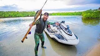 Spearfishing for RARE Grouper with PERFECT SHOT!! (mission complete)