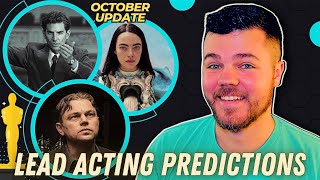 2024 Oscar Predictions | Lead Acting (October Update)