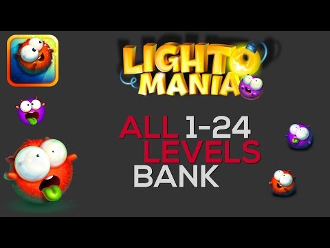 Lightomania: Level 1-24 Bank - 3 Star Guide │ Redline69 Games