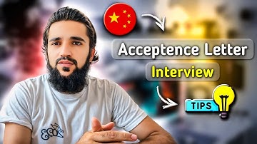 Interview Questions for Acceptance Letter I Professor Interview | How to Answer | CSC Scholarship