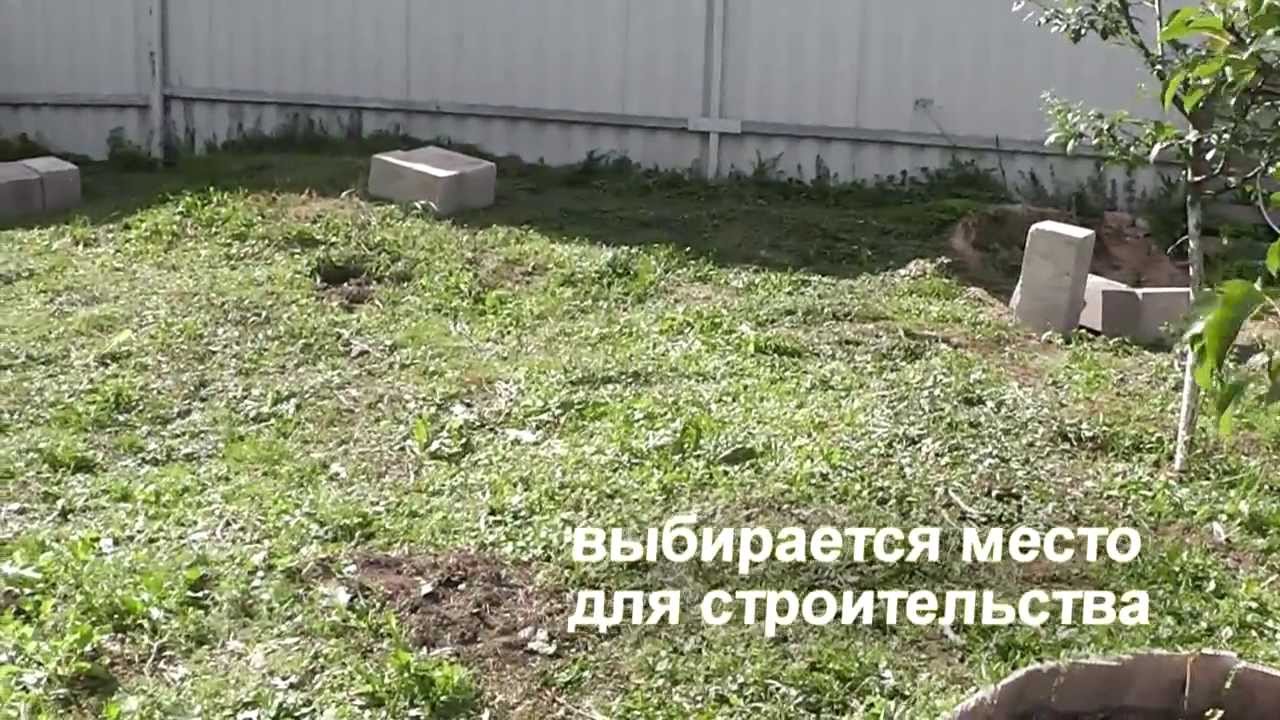 Строительство бани из профилированного бруса основные этапы