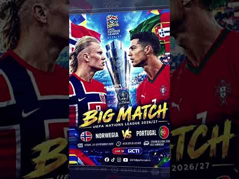 Video Norwegia vs portugal haaland vs ronaldo senin dini hari nanti