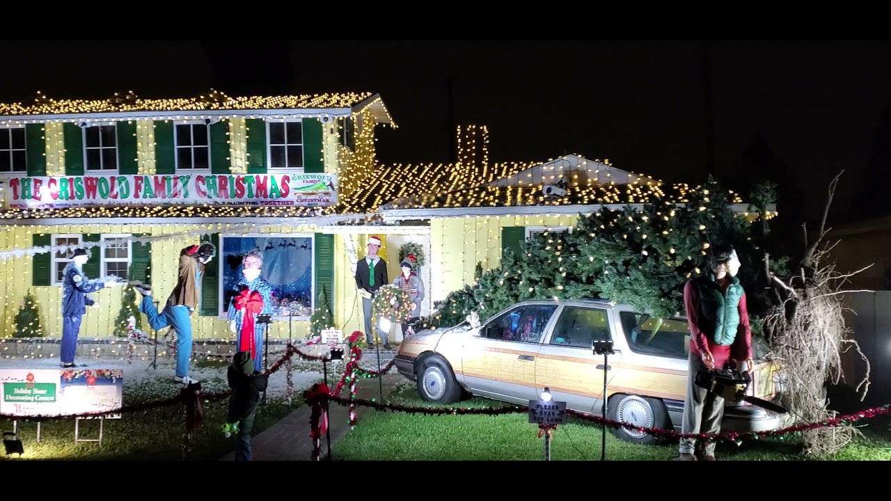 National lampoon Christmas lights in La Mirada YouTube