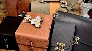 Haul & Organize ASMR｜新しいポーチの紹介とコラージュ素材の収納