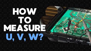 Class 83: U, V, W Measurement with an Oscilloscope #inverter #measures #uvw #oscilloscope