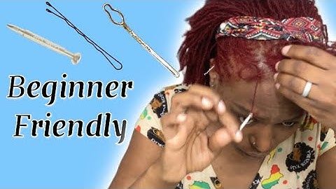 How to ReTie MicroLocs|Sisterlocs for beginners (DEMO OF 3 TOOLS INSIDE) #microlocs
