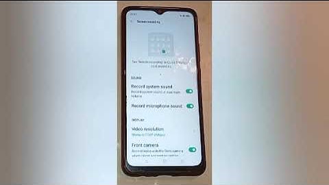Realme c33 Disable screen recording setting, how to disable screen recording in realme c20