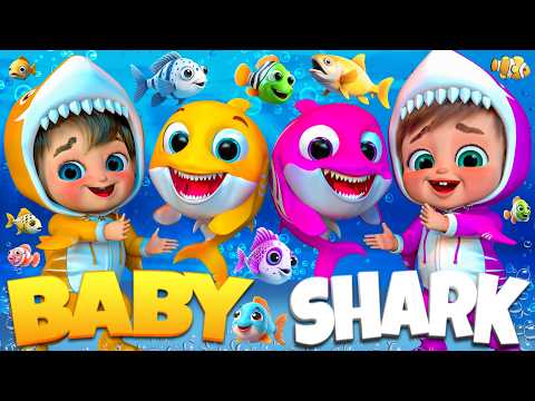 Baby Shark Splash Doo Doo , Happy Birthday Song Nursery Rhymes #nurseryrhymes #shorts #kids
