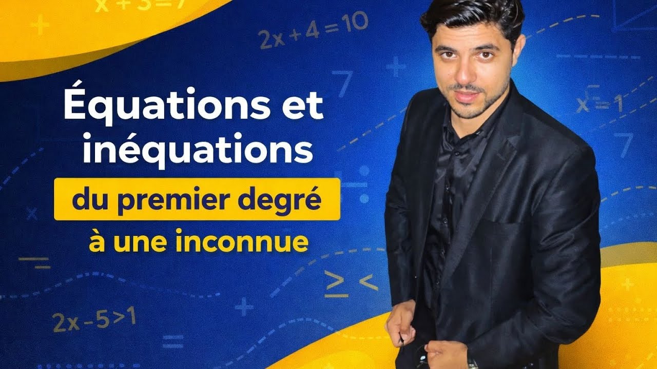 #college Équations et inéquations du premier degré à une inconnue 3 ac part : 2 
